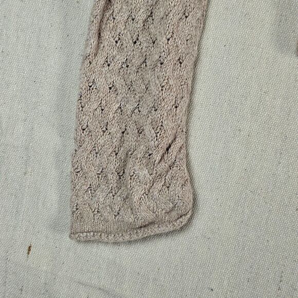 Banana Republic Small Beige V-Neck Knit Blend Sweater - Picture 9 of 16